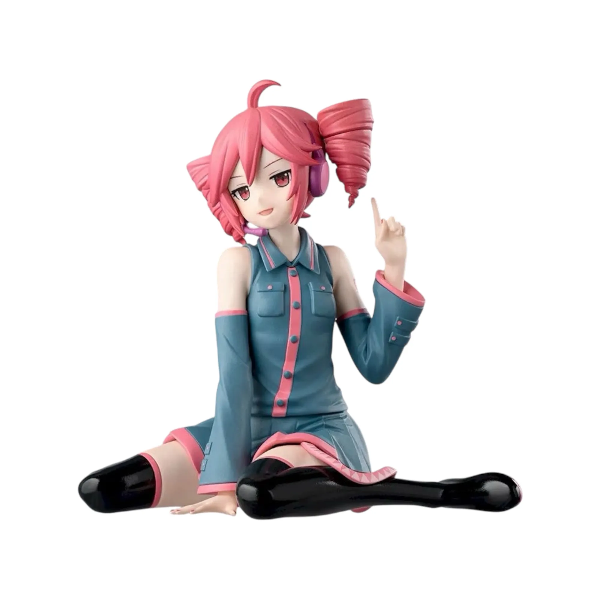 Аніме фігурка Касане Тето (Kasane Teto) — Вокалоїд (Vocaloid), Premium Chokonose Figure Sega, 14 см