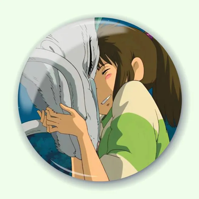 Аніме значок Віднесені привидами (Spirited Away) 5, 56 мм.