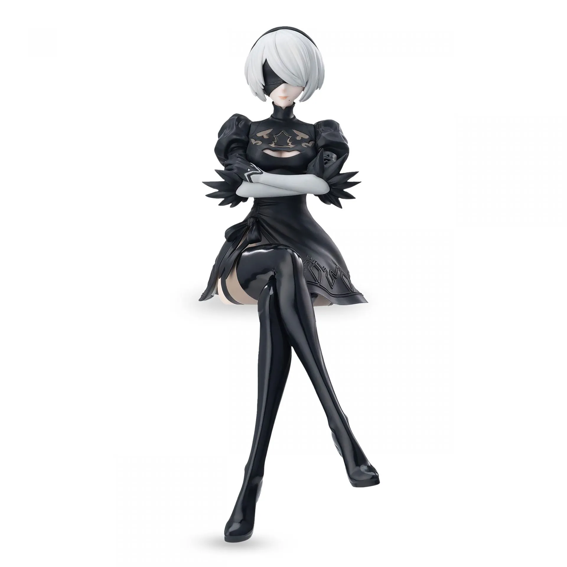 Аніме фігурка 2B — Нір: Автомата (NieR:Automata Ver1.1a), Noodle Stopper PM Perching - Sega, 15 см 5
