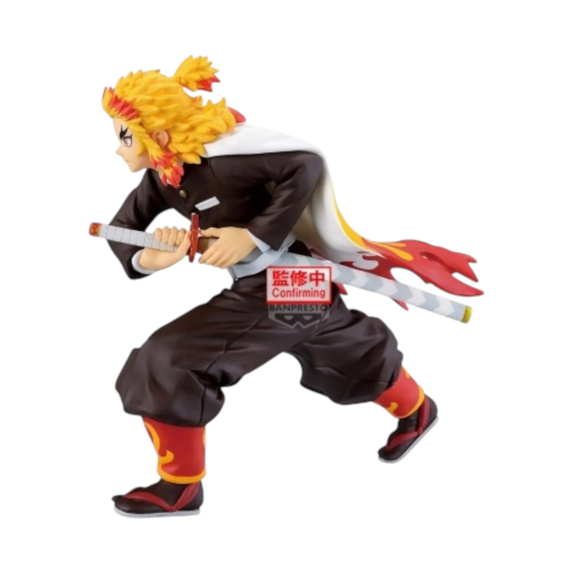 Аніме фігурка Кьоджуро Ренґоку (Kyojuro Rengoku) Maximatic Banpresto — Клинок, який знищує демонів (Demon Slayer: Kimetsu no Yaiba), 16 см 4