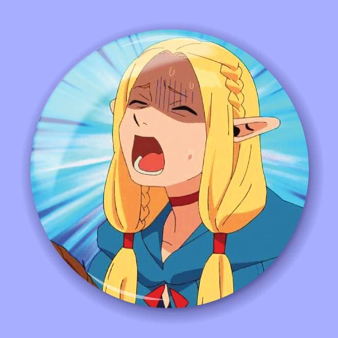 Аніме значок Смаколики з підземелля (Delicious in Dungeon) 25, 56 мм