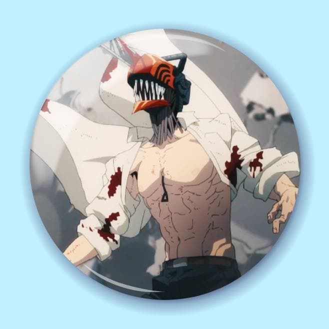 Аніме значок Людина-бензопила (Chainsaw Man) 27, 56 мм