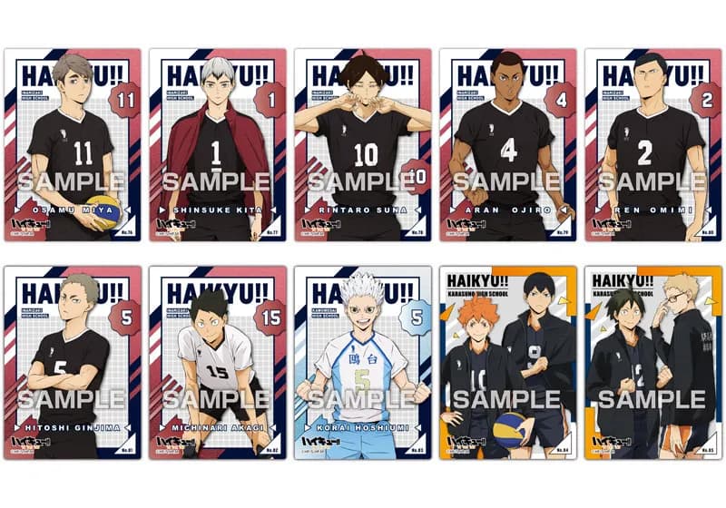 Аніме картки — Волейбол!! До вершини (Haikyu!! TO THE TOP), серія Clear Card Collection 2, виробник Ensky 4