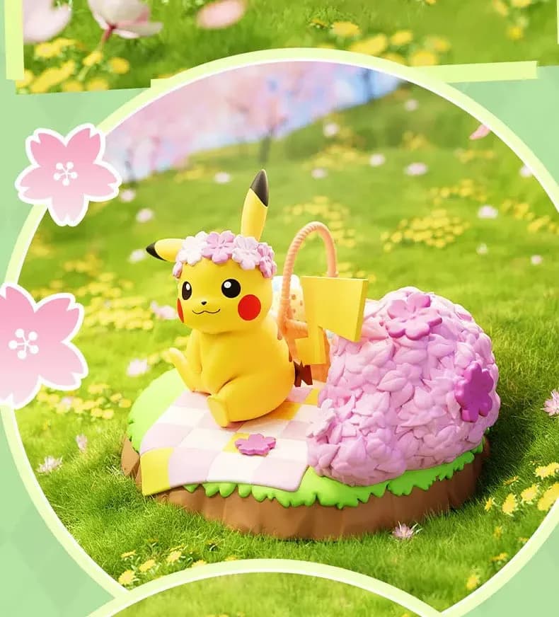Аніме фігурка Пікачу (Pikachu) — Покемон (Pokemon), серія Langbowang Wilderness Ornaments, 7 см 3