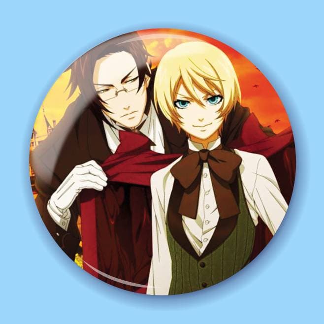 Аніме значок Темний дворецький (Black Butler) 21, 56 мм