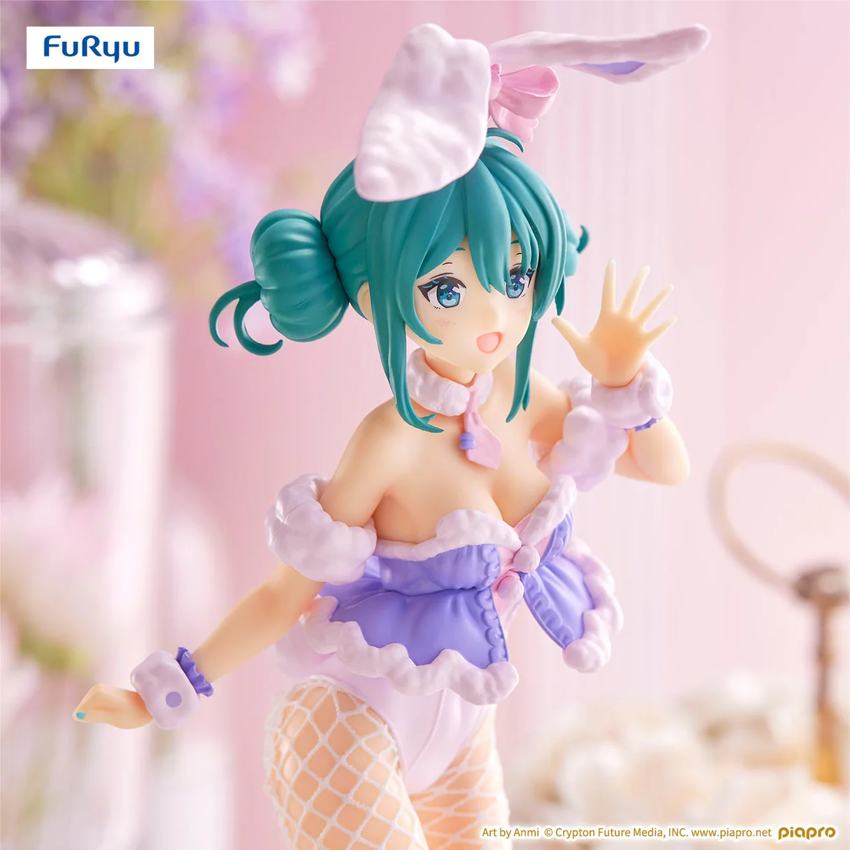 Фігурка Hatsune Miku - White Bunny Lavender ver. - Bicute Bunnies 2