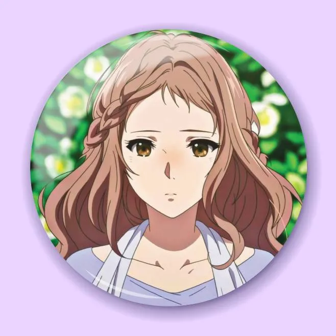Аніме значок Віолета Еверґарден (Violet Evergarden) 2, 56 мм, глянець