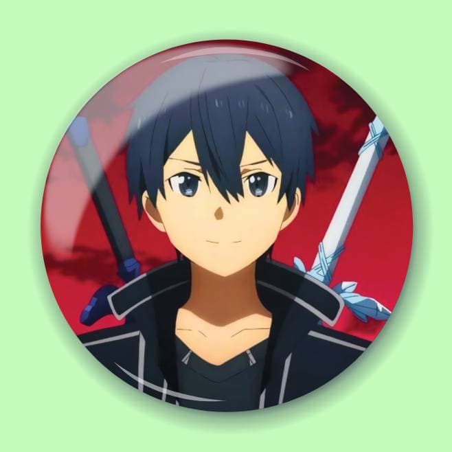 Аніме значок Мистецтво меча онлайн (Sword Art Online) 15, 56 мм