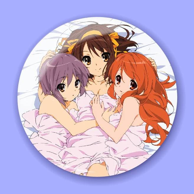 Аніме значок Меланхолія Харухі Судзумії (The Melancholy of Haruhi Suzumiya) 11, 56 мм