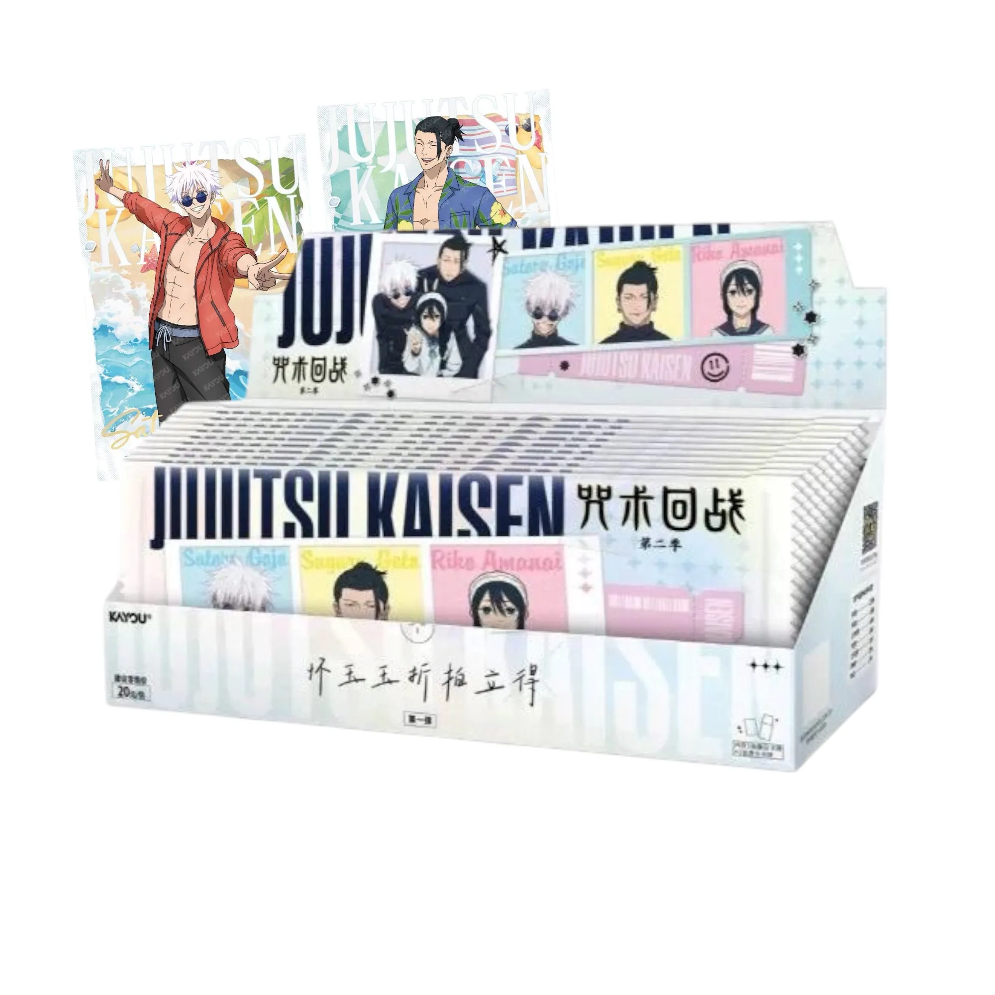 Аніме картки — Магічна битва (Jujutsu Kaisen), серія Polaroid Tear Pull Card, виробник Kayou