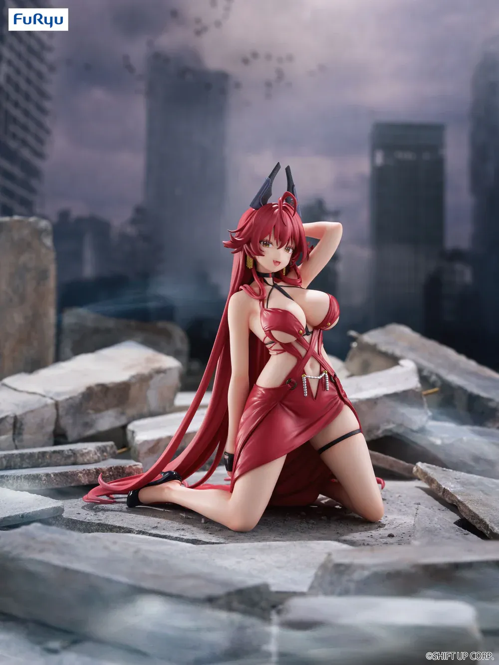Аніме фігурка Червона Шапочка (Red Hood) — Богиня перемоги: НІККЕ (Goddess of Victory: NIKKE), Noodle Stopper, Nonsense Red, 12 см, FuRyu 2