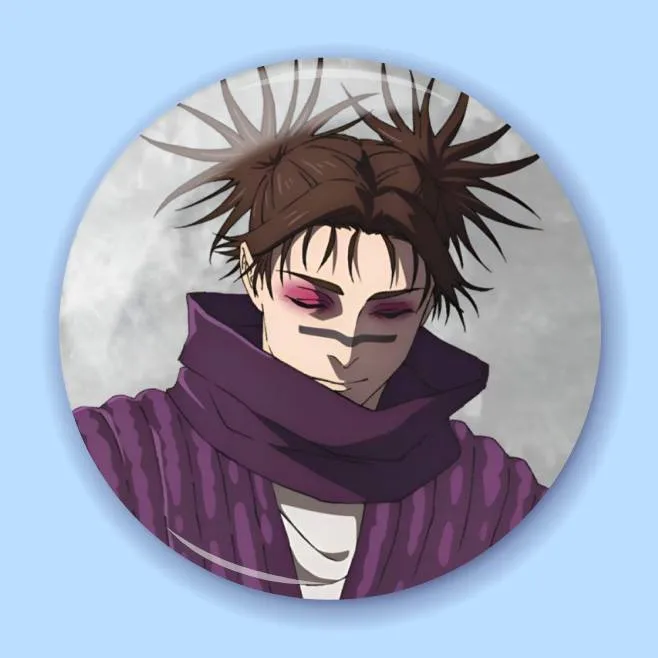 Аніме значок Магічна битва (Jujutsu Kaisen) 105, 56 мм, глянець