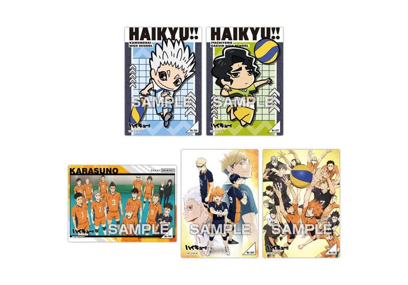 Аніме картки — Волейбол!! До вершини (Haikyu!! TO THE TOP), серія Clear Card Collection 2, виробник Ensky 7