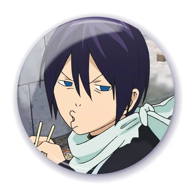 Аніме значок Безхатній бог (Noragami) 5, 56 мм, глянець