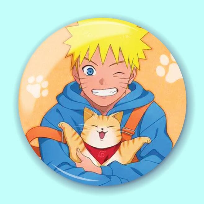 Аніме значок Наруто (Naruto) 91, 56 мм