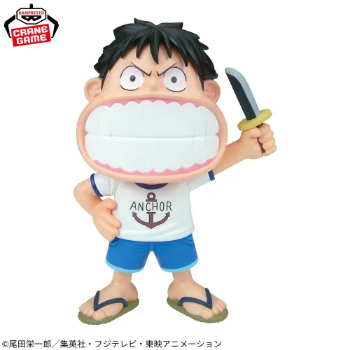 Аніме фігурка Монкі Д. Луффі (Monkey D. Luffy) — Ван Піс (One Piece), серія Big Sofvimates 15 см 3