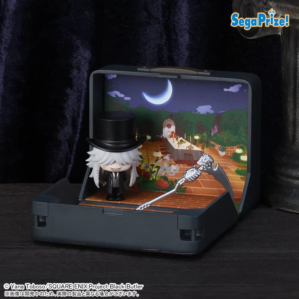Аніме фігурка Трунар (Undertaker) Petite World Memories Mini Boarding School Arc Sega — Темний дворецький (Black Butler), 8 см 5
