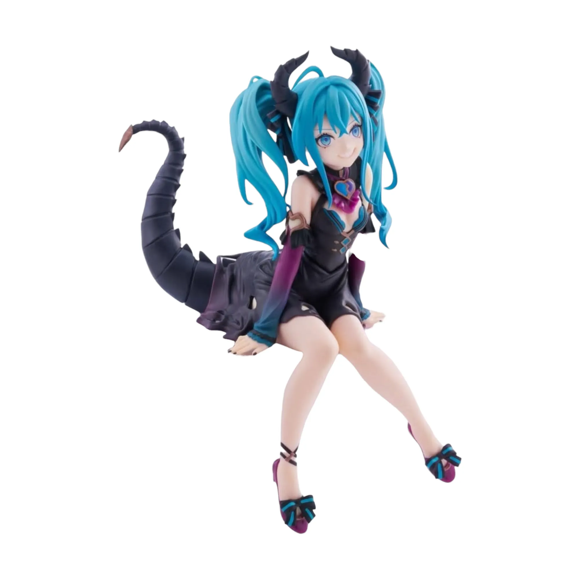Аніме фігурка Хатцуне Міку (Hatsune Miku: Little Devil Color Variation Ver.) — Вокалоїд (Vocaloid), серія Noodle Stopper Figure, 16 см, виробник FuRyu