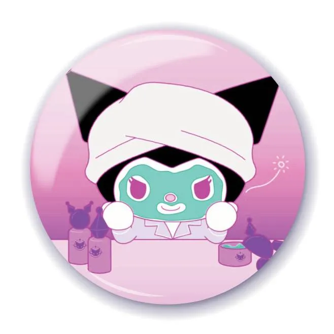 Аніме значок Куромі (Kuromi) - Sanrio 6, 56 мм