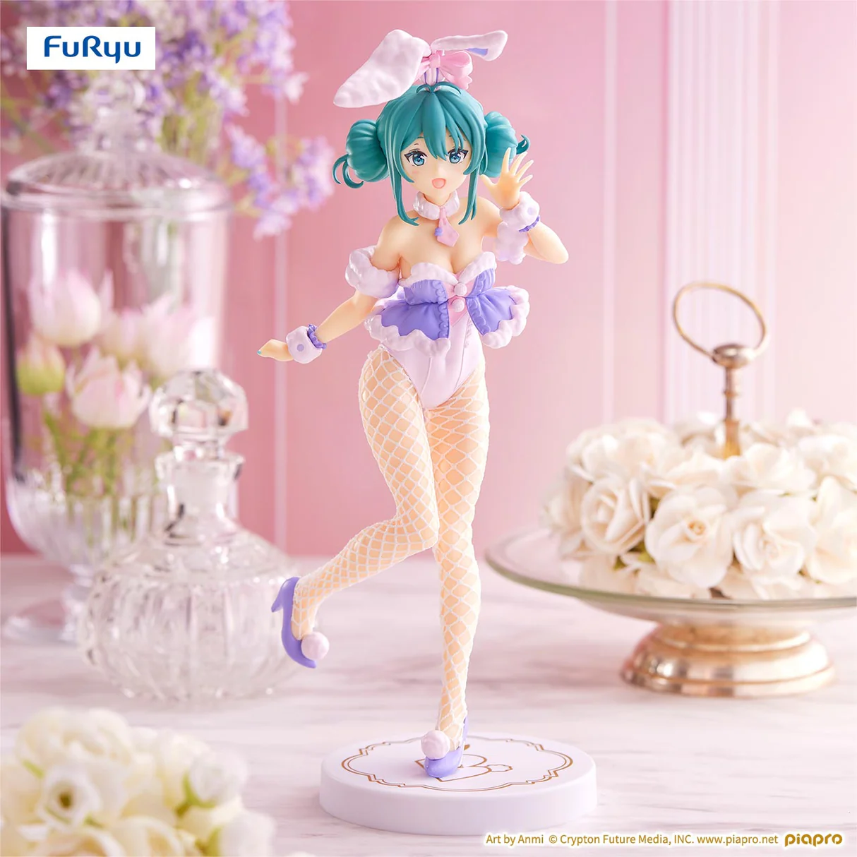 Фігурка Hatsune Miku - White Bunny Lavender ver. - Bicute Bunnies