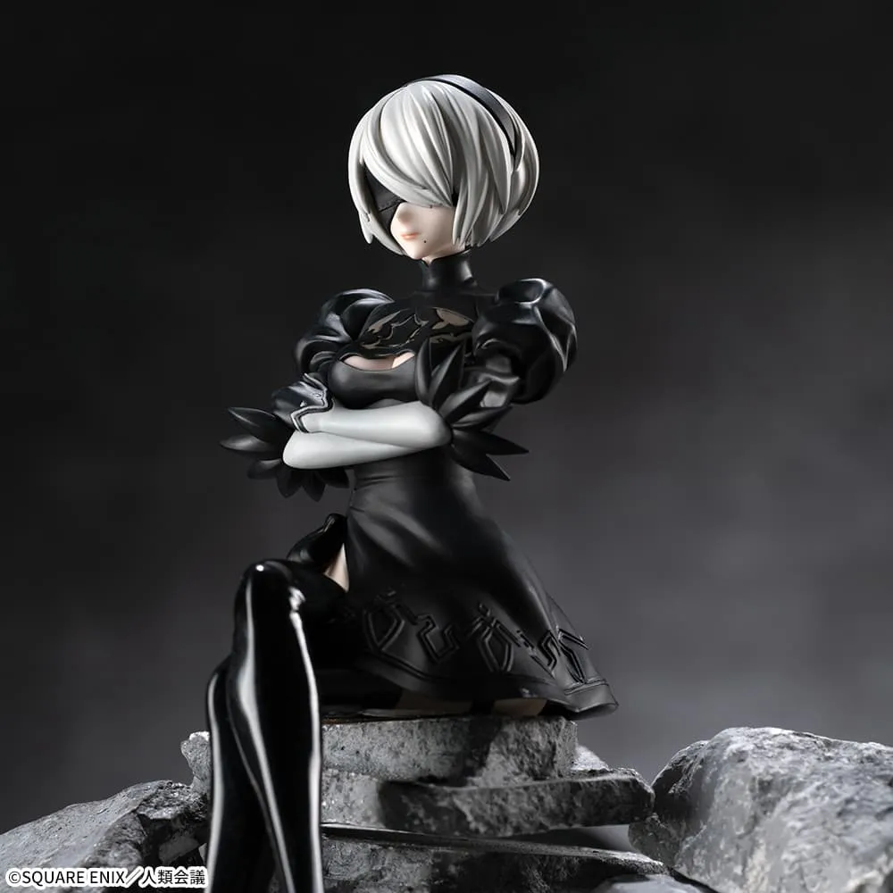 Аніме фігурка 2B — Нір: Автомата (NieR:Automata Ver1.1a), Noodle Stopper PM Perching - Sega, 15 см 3