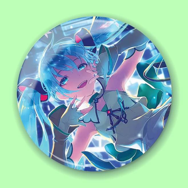 Аніме значок Хацуне Міку (Hatsune Miku) — Хацуне Міку (Hatsune Miku) Piapro Characters 48, 56 мм