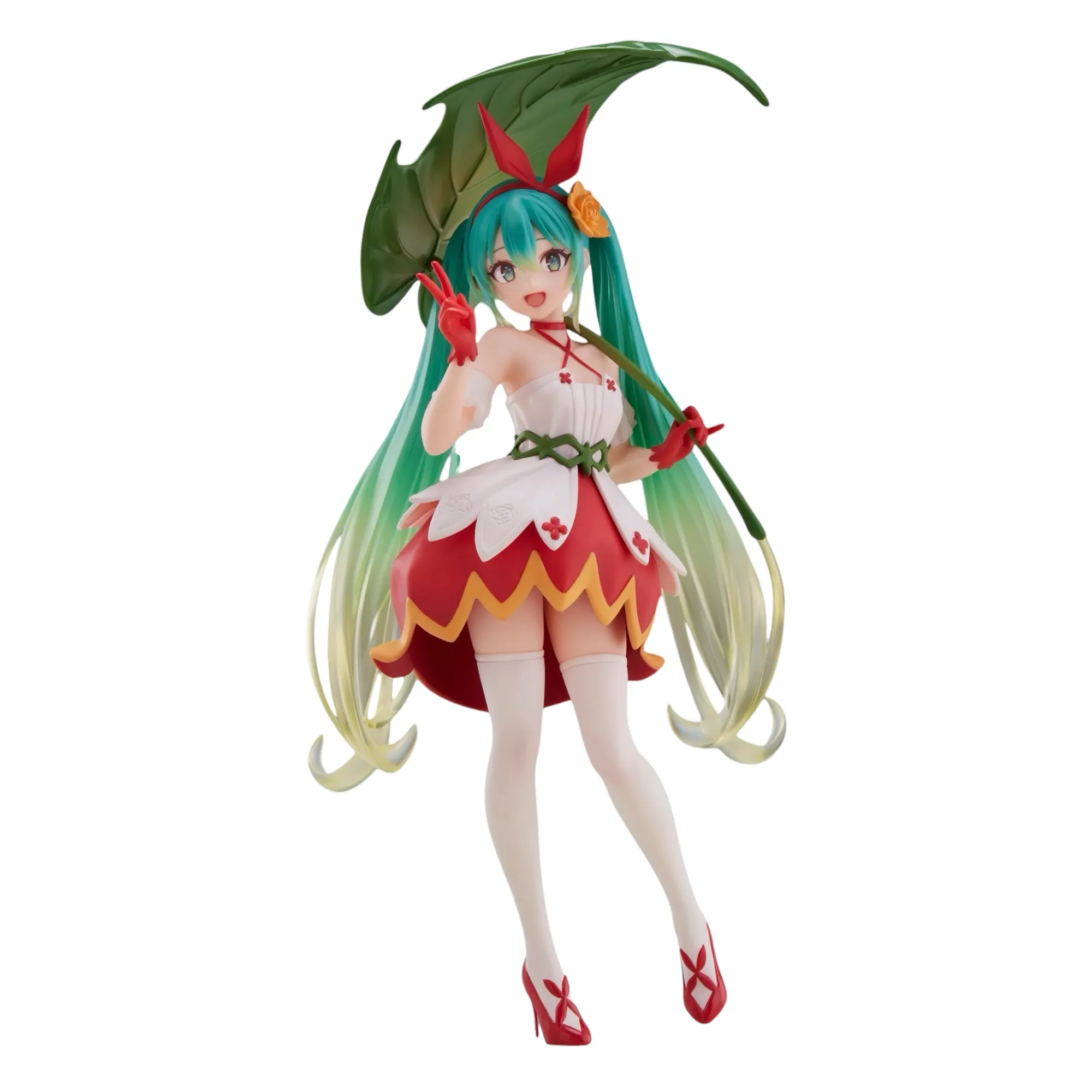 Аніме фігурка Хацуне Міку (Hatsune Miku) Thumbelina Wonderland Taito — Хацуне Міку (Hatsune Miku), 18 см