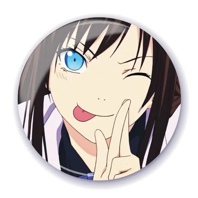 Аніме значок Безхатній бог (Noragami) 1, 56 мм, глянець