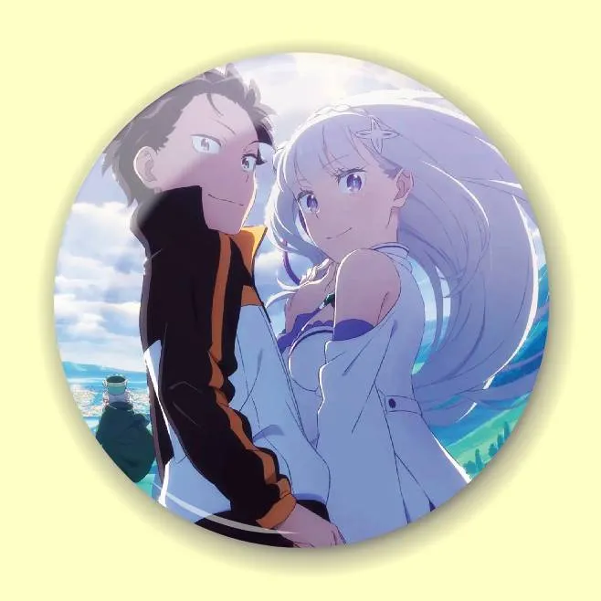 Аніме значок Переродження: Життя в іншому світі з нуля (Re:Zero Starting Life in Another World) 10, 56 мм