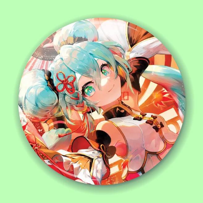 Аніме значок Хацуне Міку (Hatsune Miku) — Хацуне Міку (Hatsune Miku) Piapro Characters 24, 56 мм, глянець