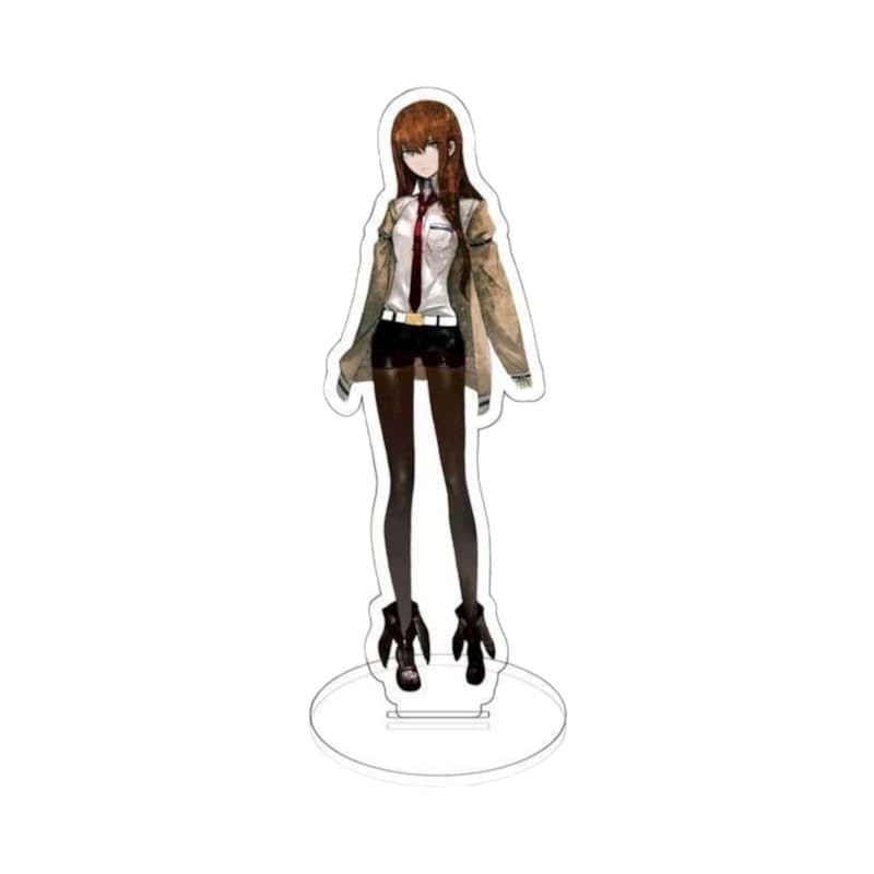 Аніме акриловий стенд Макісе Курісу (Makise Kurisu) — Брама Штейна (Steins;Gate), 15 см