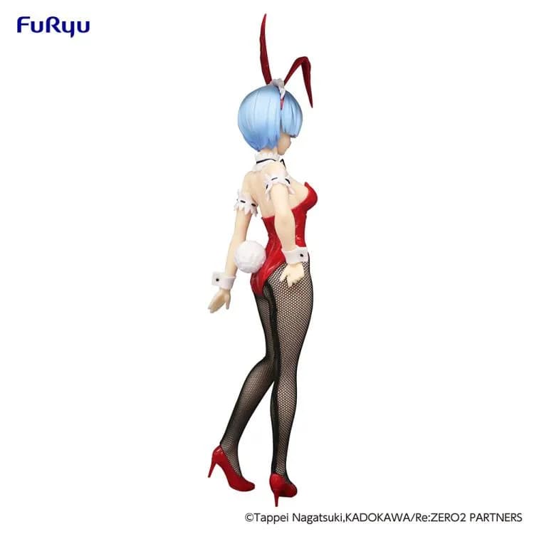Аніме фігурка Рем (Rem) BiCute Bunnies Red Color Ver. Furyu — Переродження: Життя в іншому світі з нуля (Re:Zero Starting Life in Another World), 29 см 6