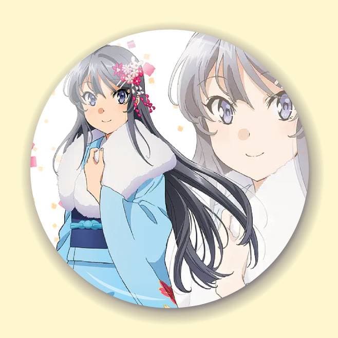 Аніме значок Негідники не мріють про шляхетних кроличок (Rascal Does Not Dream of Bunny Girl Senpai) 15, 56 мм, глянець