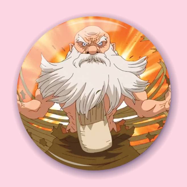 Аніме значок Доктор Стоун (Dr. Stone) 20, 56 мм