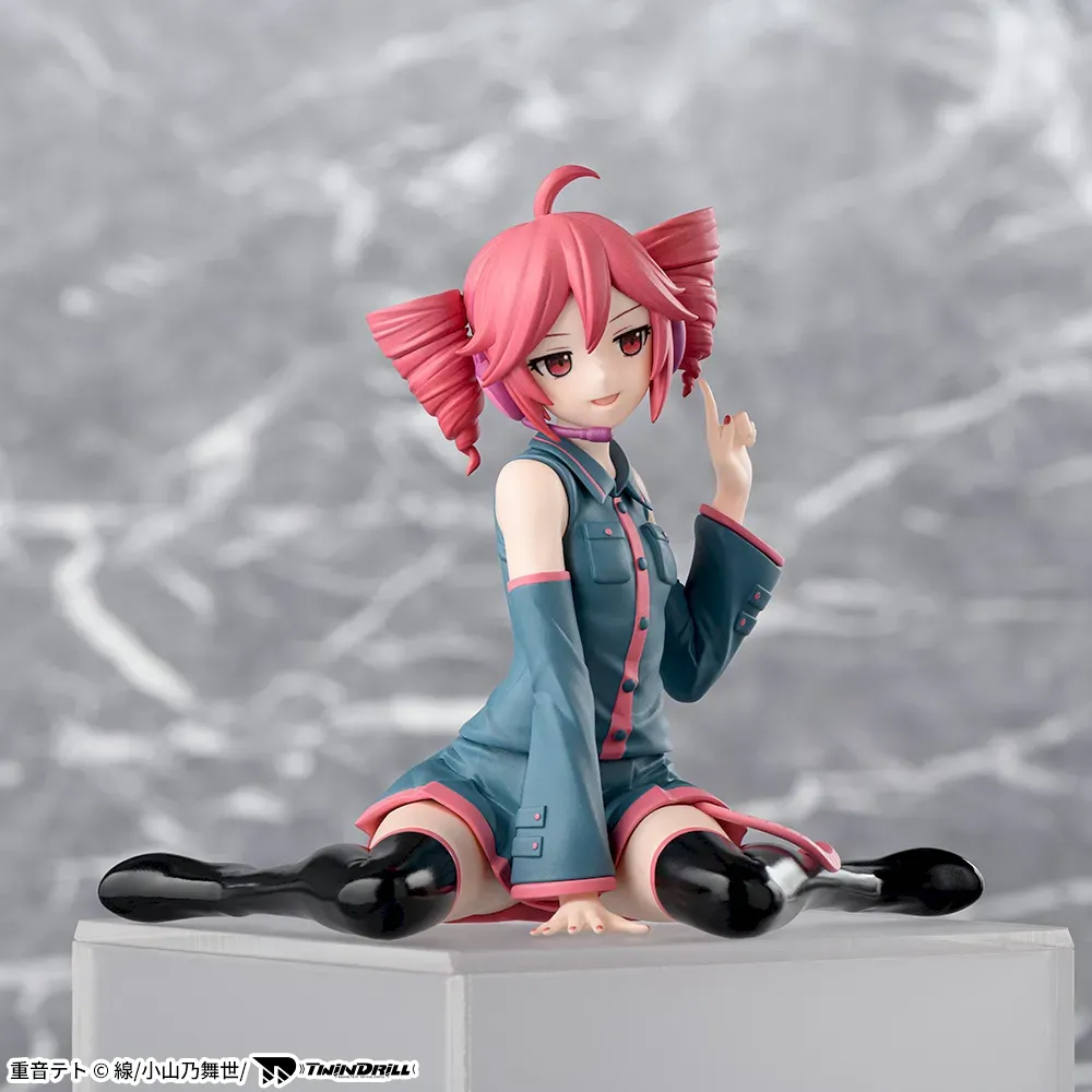Аніме фігурка Касане Тето (Kasane Teto) — Вокалоїд (Vocaloid), Premium Chokonose Figure Sega, 14 см 4