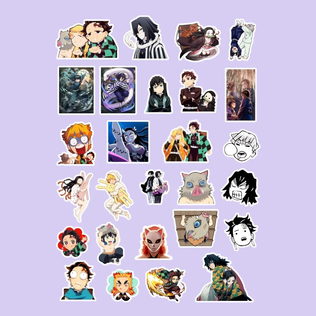 Наліпки Demon Slayer: Kimetsu no Yaiba 3