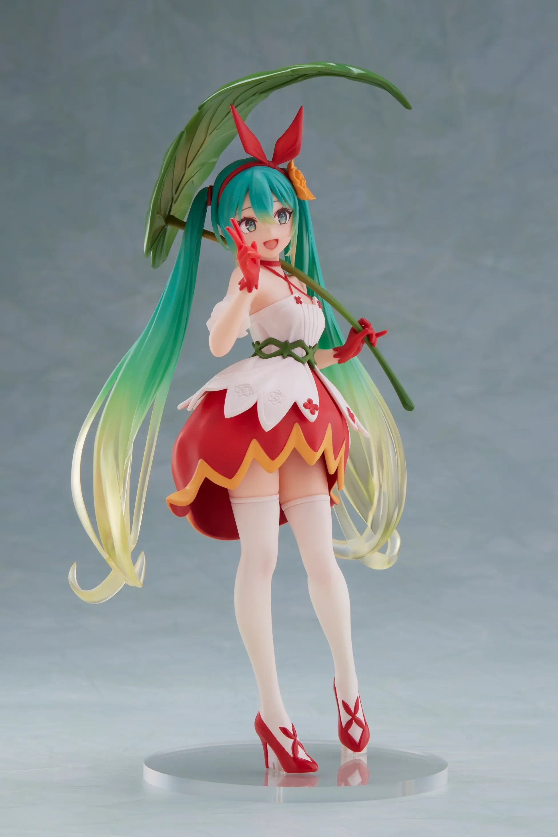 Аніме фігурка Хацуне Міку (Hatsune Miku) Thumbelina Wonderland Taito — Хацуне Міку (Hatsune Miku), 18 см 4