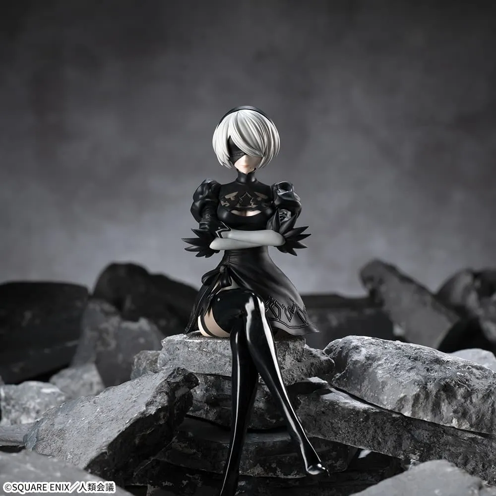 Аніме фігурка 2B — Нір: Автомата (NieR:Automata Ver1.1a), Noodle Stopper PM Perching - Sega, 15 см 4