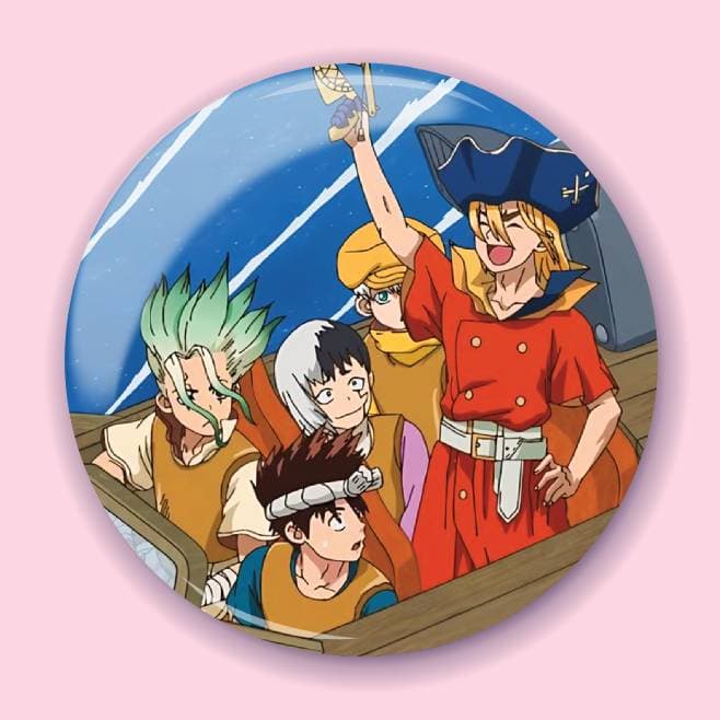 Аніме значок Доктор Стоун (Dr. Stone) 36, 56 мм