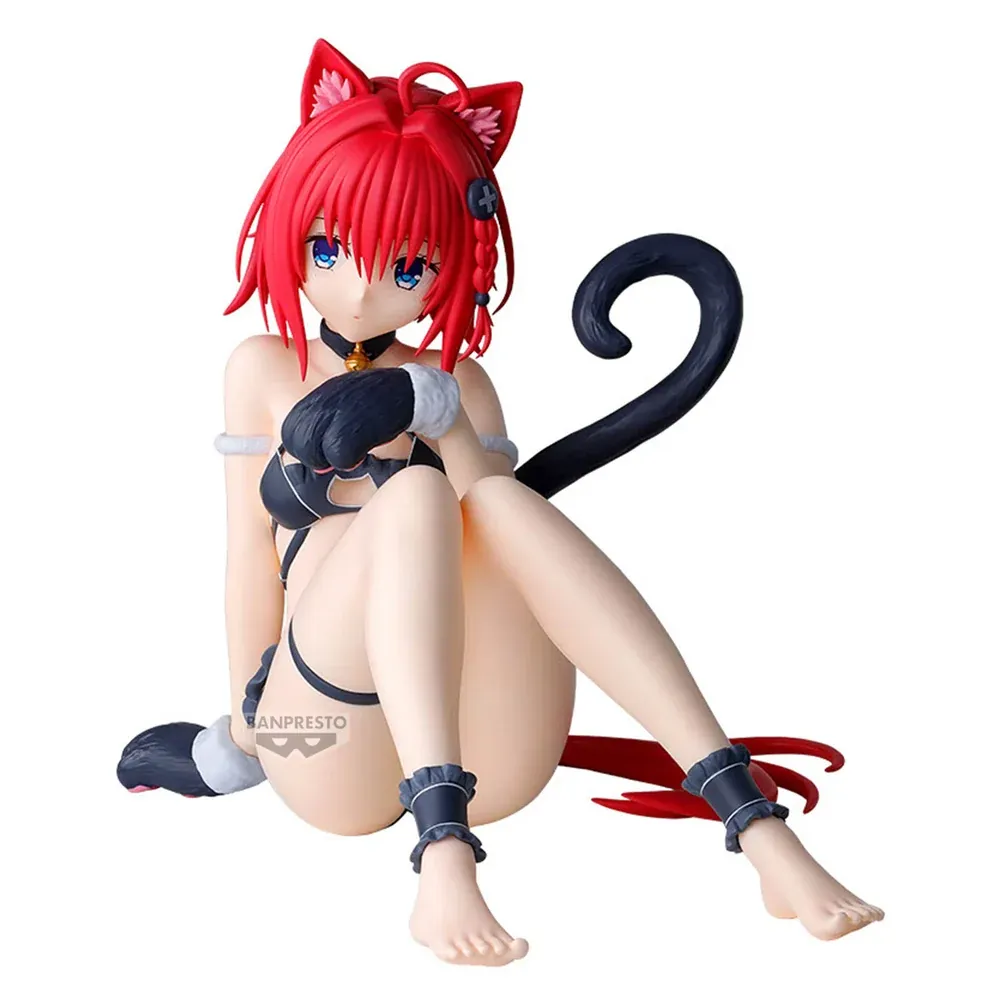 Аніме фігурка Меа Куросакі (Mea Kurosaki) — Любовні неприємності: Темрява (To Love-Ru Darkness), серія Nyaruzu, 14 см, виробник Banpresto 2