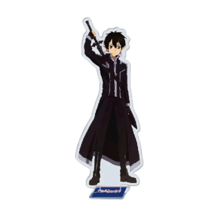 Аніме акриловий стенд Кіріто (Kirito) — Мистецтво меча онлайн (Sword Art Online), 16 см