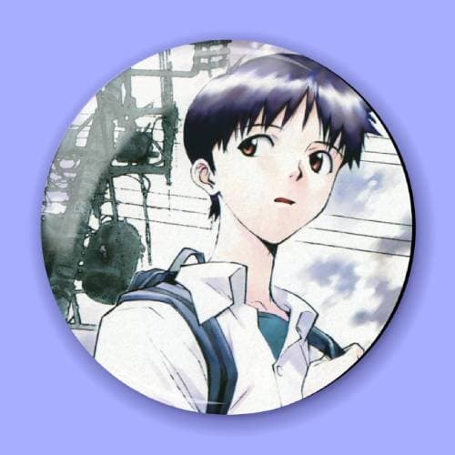 Аніме значок Єванґеліон (Evangelion) 9, 56 мм