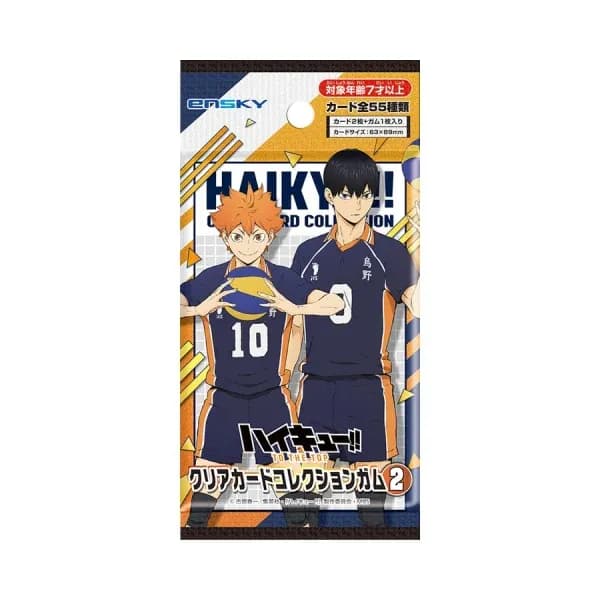 Аніме картки — Волейбол!! До вершини (Haikyu!! TO THE TOP), серія Clear Card Collection 2, виробник Ensky