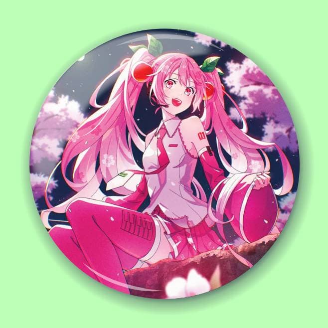 Аніме значок Хацуне Міку (Hatsune Miku) — Хацуне Міку (Hatsune Miku) Piapro Characters 3, 56 мм, глянець