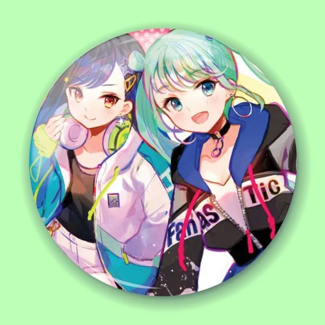 Аніме значок Хацуне Міку (Hatsune Miku) — Хацуне Міку (Hatsune Miku) Piapro Characters 34, 56 мм, глянець