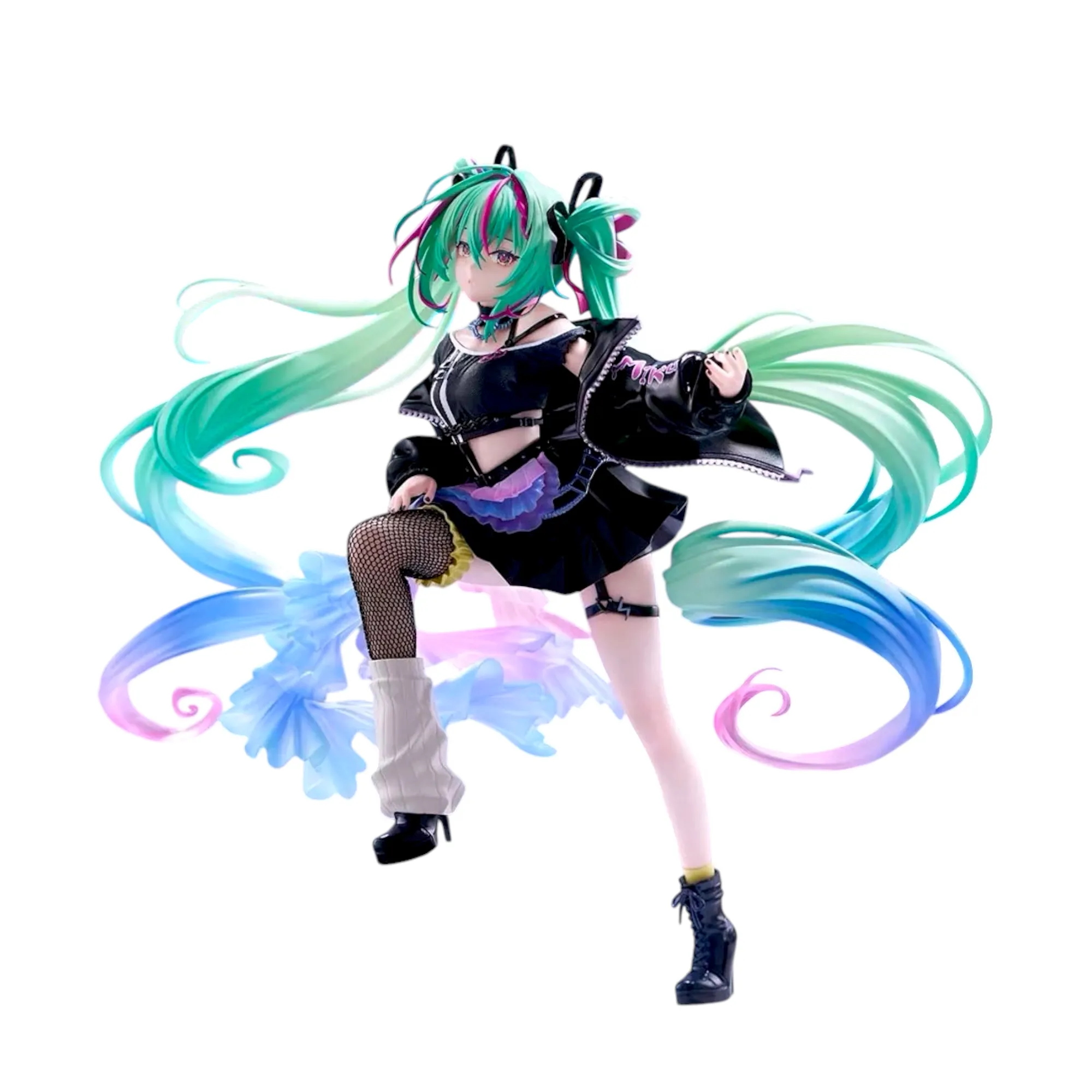 Аніме фігурка Хацуне Міку Панк версія (Hatsune Miku Punk ver.) — Вокалоїд (Vocaloid), серія Figurizm 20 см