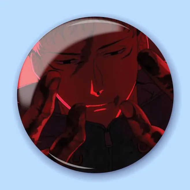 Аніме значок Магічна битва (Jujutsu Kaisen) 100, 56 мм