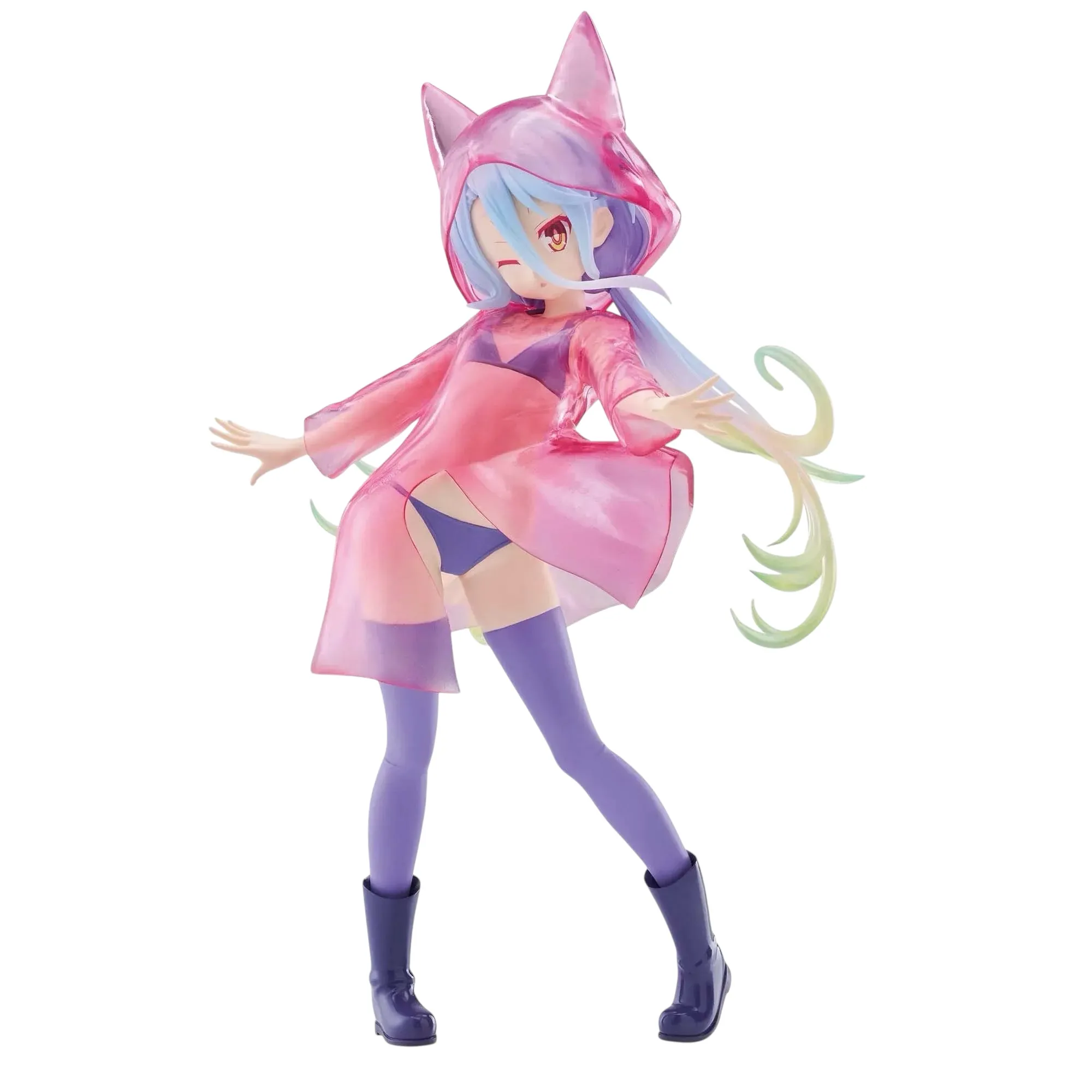 Аніме фігурка Шіро (Shiro) ESPRESTO Glittery raincoat Banpresto — Без гри нема життя (No Game No Life), 20 см