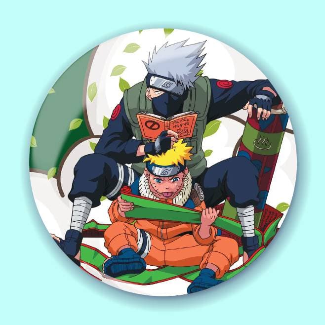 Аніме значок Наруто (Naruto) 58, 56 мм, глянець