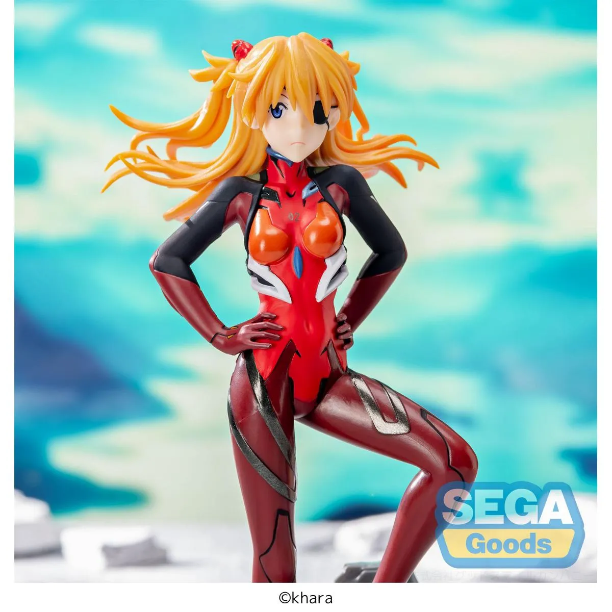 Аніме фігурка Аска Шікінамі Ленґлі (Asuka Shikinami Langley) Luminasta Vignetteum 30th Anniversary Ver. Sega — Єванґеліон (Evangelion), 23 см 3